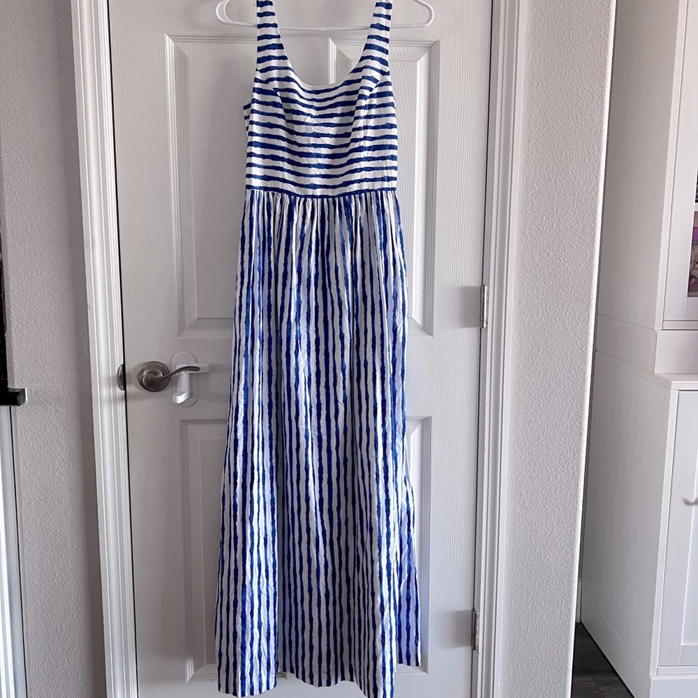 Vineyard Vines Maxi Dress | Blue and White Striped Dress